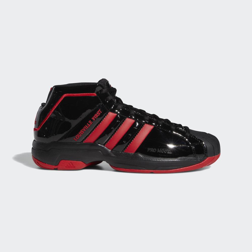 Adidasi Baschet Adidas Pro Model 2G Dama Romania - Negrii/Rosii Inchis FV4197